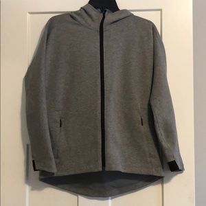 Athleta Grey Zip Up